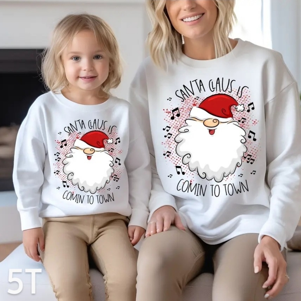 Santa Claus Fleece Sweatshirt youth